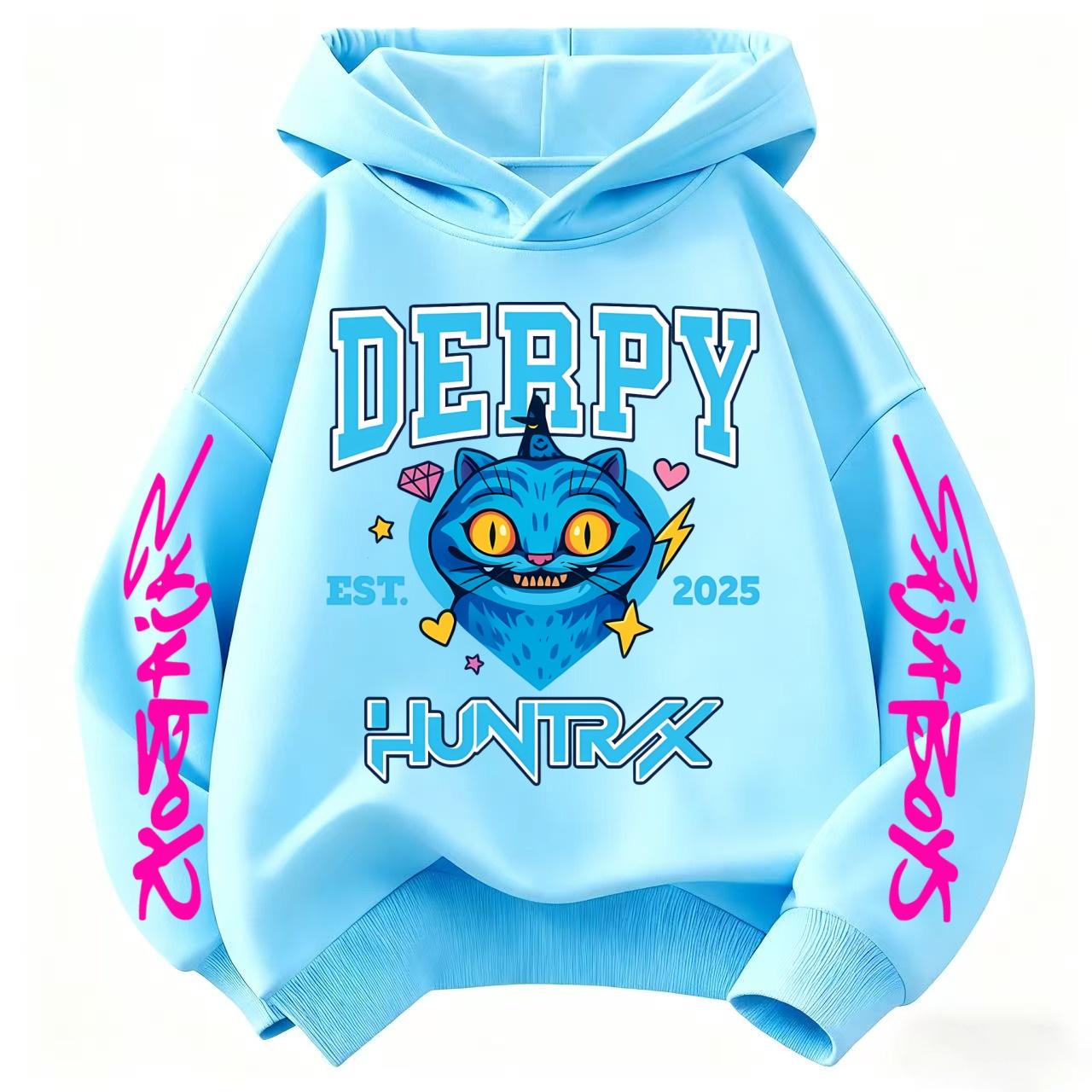 

KPop Demon Hunters Huntrix Hoodie derpy tiger cute prints Kids Clothes Autumn/winter Sweatshirt Child Tops 130 зелений