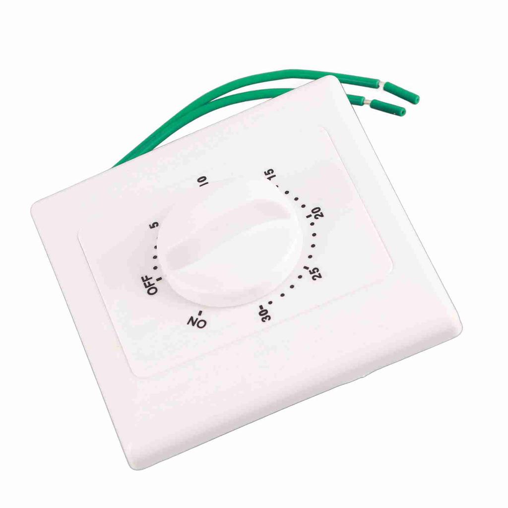 AC 220V Pump Timer Mechanical Time   Countdown Control 86 Panel Wall Mount 30 Min