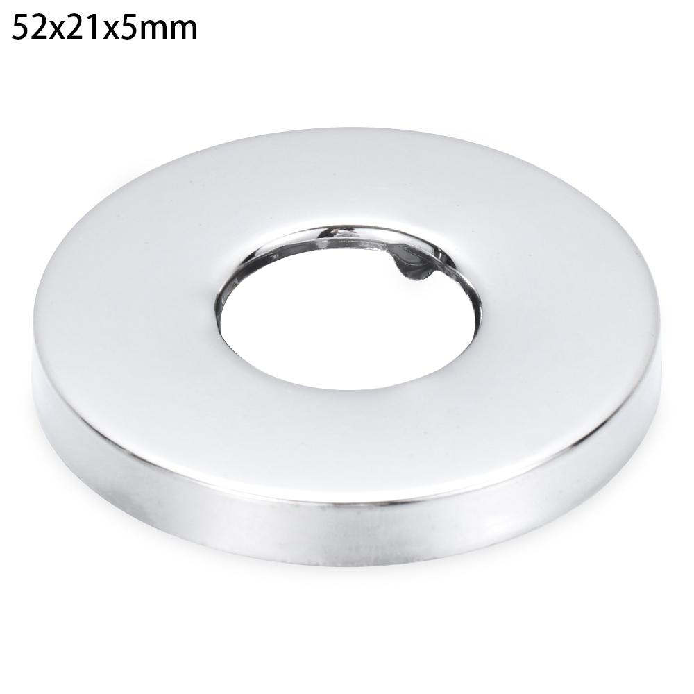 1PC Self-Adhesive Stainless Steel Faucet Decorative Cover Shower Chrome Finish Water Pipe Wall Covers Bathroom Accessories