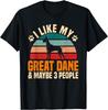 Great Dane Introverted Gentle Dog Lover German Mastiff T-Shirt
