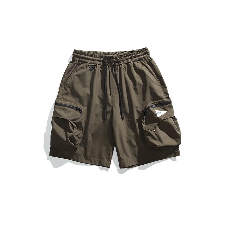 JIAOXIU Men's Multi-Pocket Loose Fit Cargo Shorts