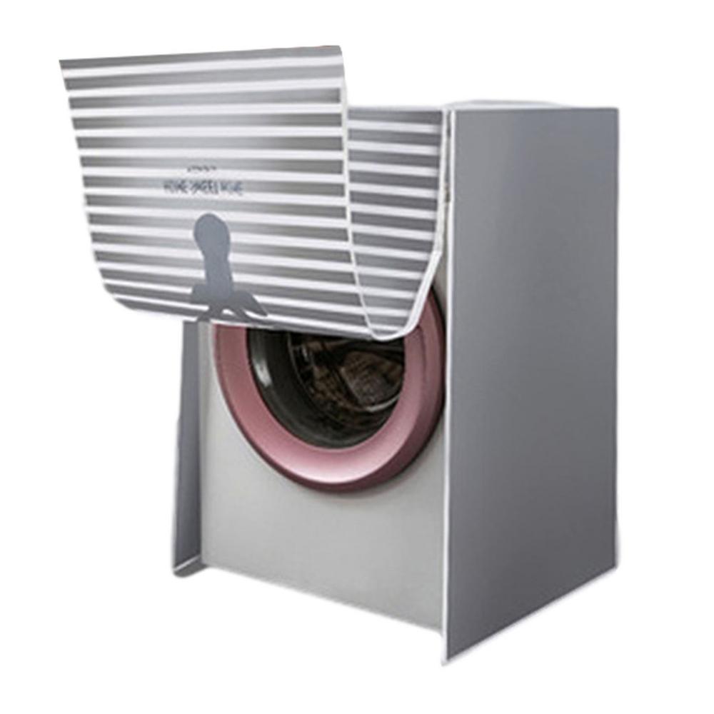Housse de protection pour sèche-linge Housse pour lave-linge séchant à chargement par le dessus avec motif de dessin animé Fermetures éclair Imperméable Enveloppe pour lave-linge pour la maison le club