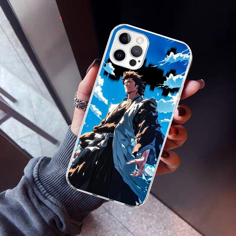Aizen Sousuke Bleach Phone Case For iPhone 17 Air 16 15 Pro Max 14 Plus 13 Mini 12 11 Cover 7 8 SE Silicone Shell Print Fundas 1