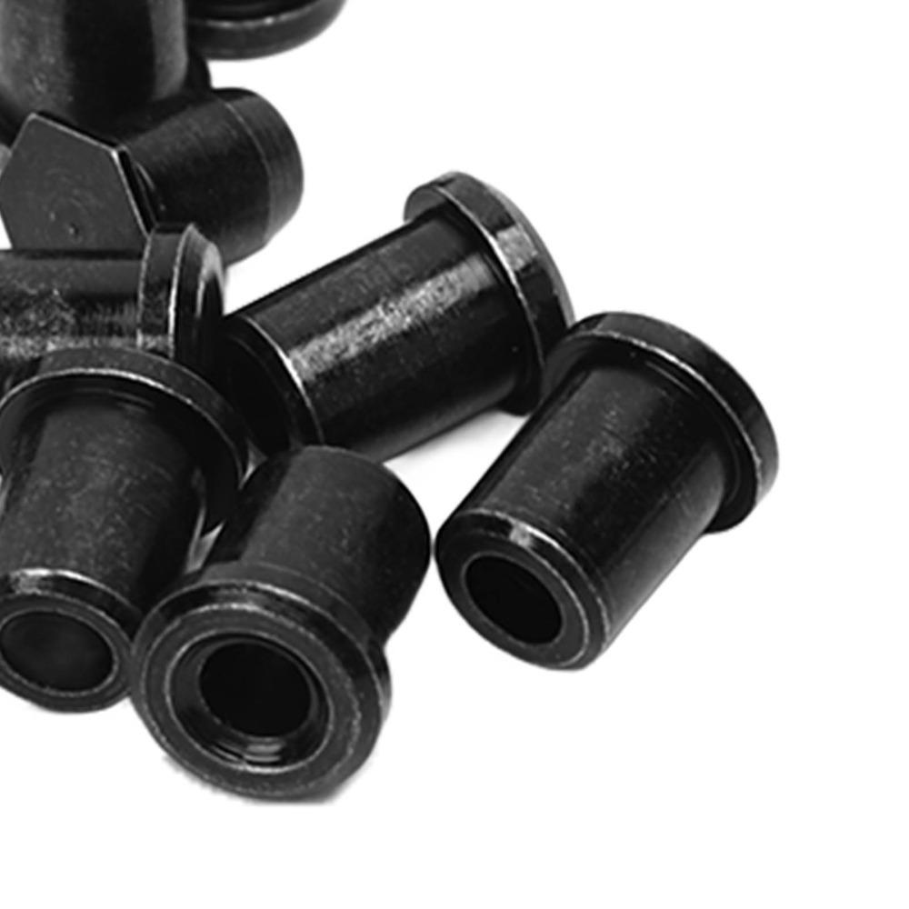 12PCS Metal Guitar Through Body Ferrules Electric Guitar Accessories Electric Guitar чёрный