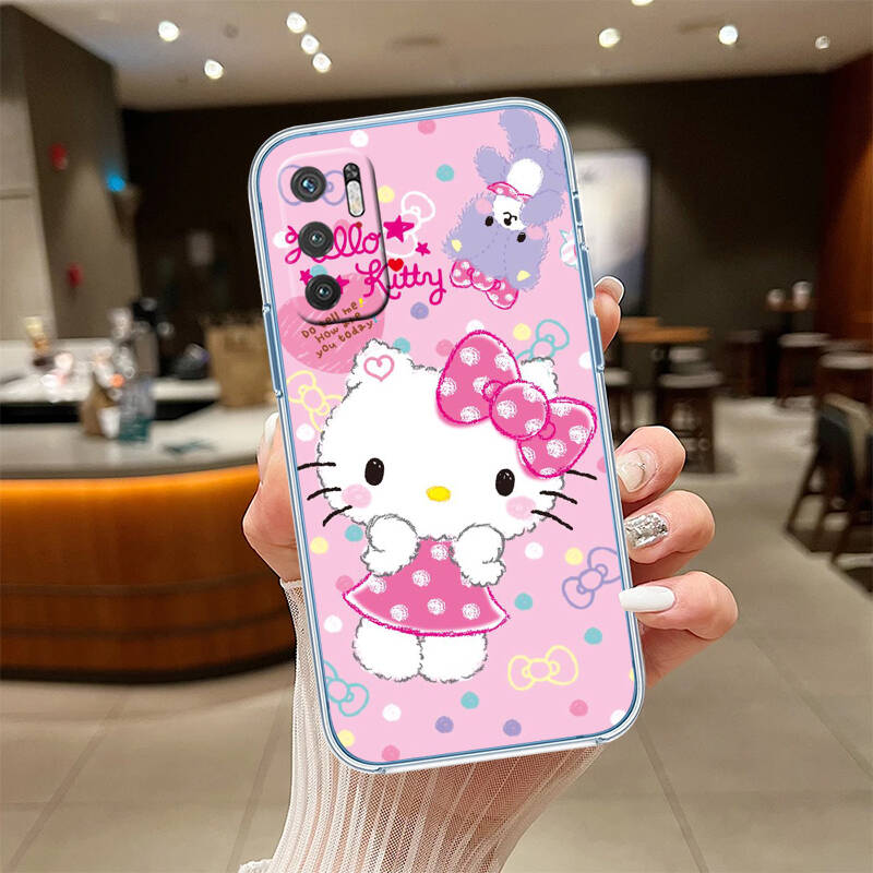 Cartoon Hello kitty Phone Case for Motorola Edge 20 30 S30 40 50 Fusion Lite Plus Pro Ultra Neo One Action Zoom Hyper Power Macro Vision