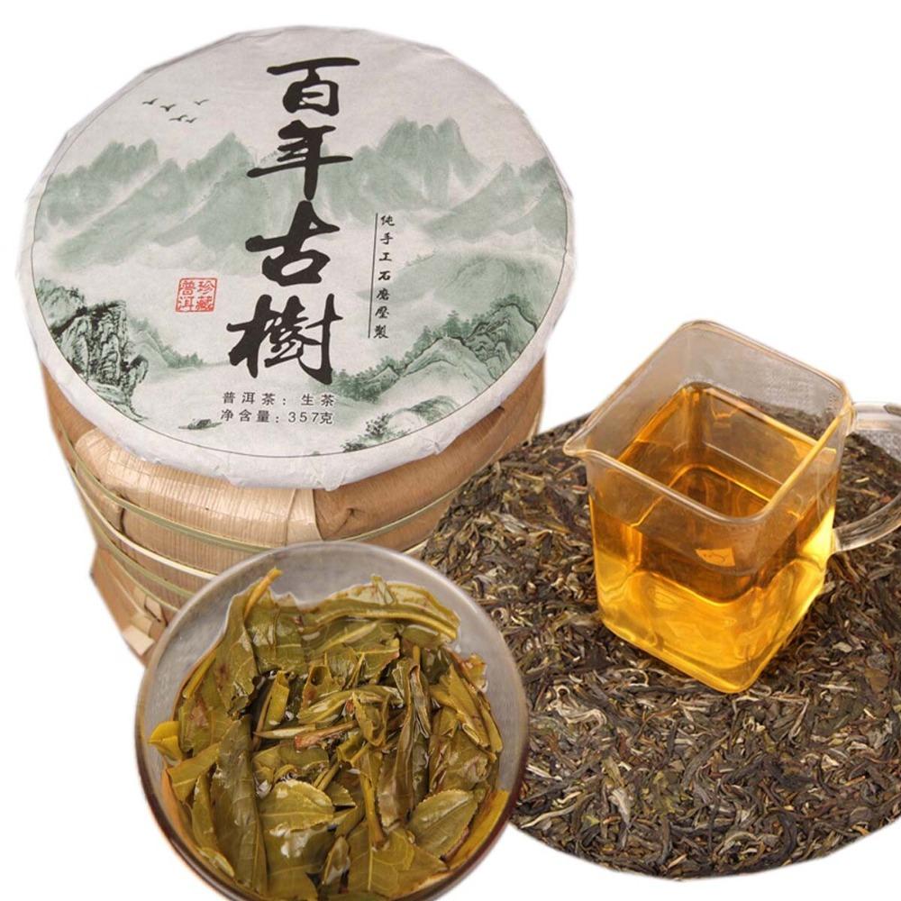

Handmade Pu Erh Tea Cake 100 Year Ancient Tree Top Quality Green Tea Rich Aroma Smooth Taste Daily Gift
