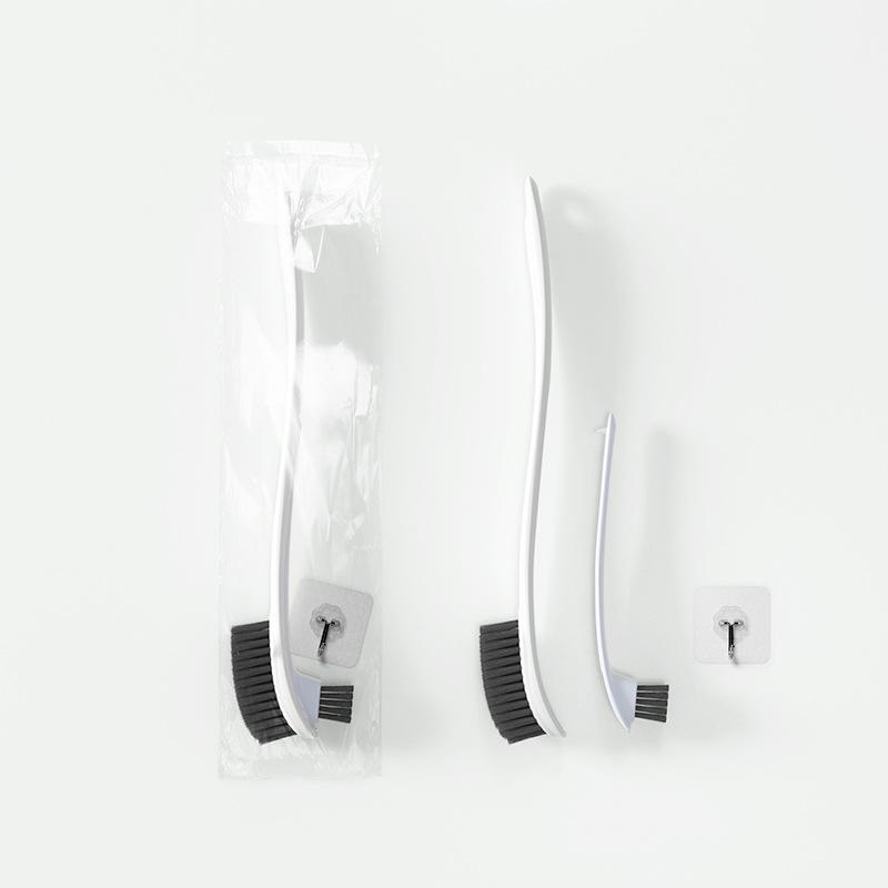 Double-sided Bristle Toilet Brush, Household Soft Bristle Cleaning Brush Without Blind Spots, Long-handled Brush for Bathroom Toilets