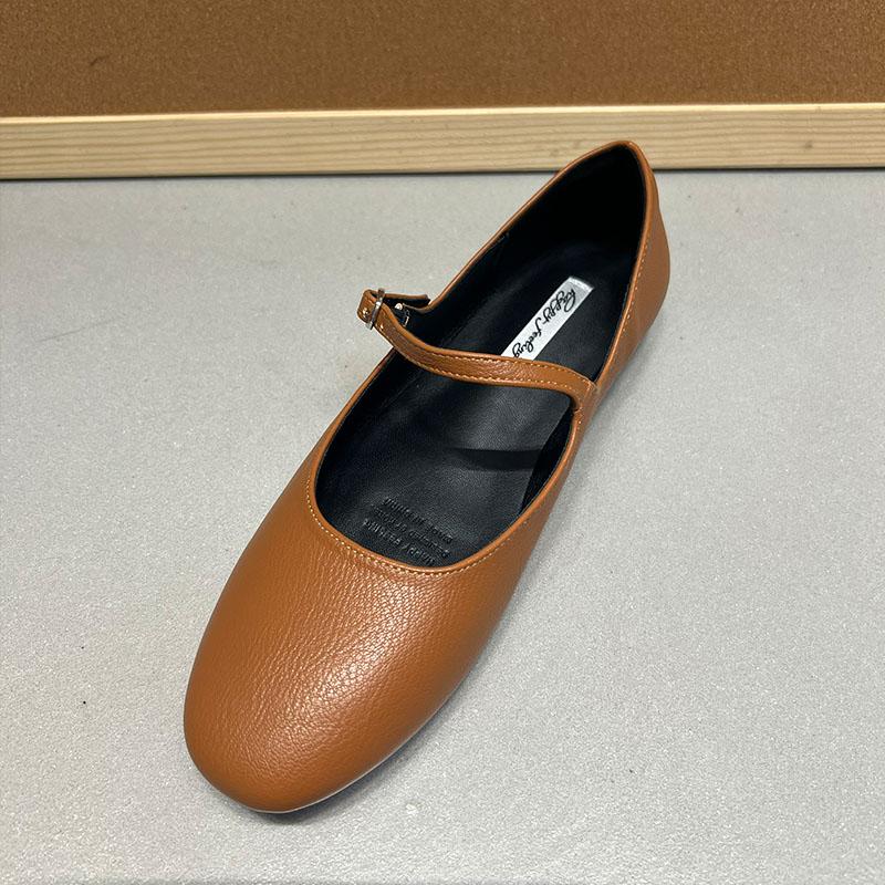 Fashion Fashion Buckle Strap Mary Janes Flats Shoes For Ladies 2025 New Female Round Toe Footwear Shallow Women Ballet Flats Shoes