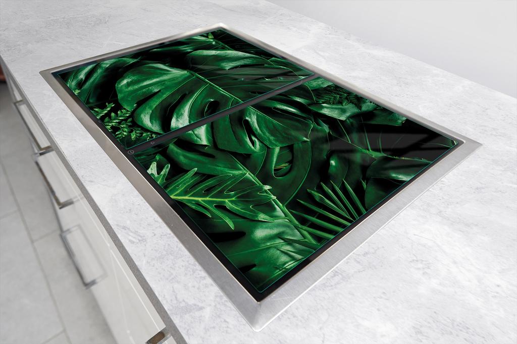 SZKLANA PŁYTA OCHRONNA DESKA 75x52 MONSTERA