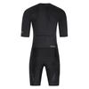 Tuta da Ciclismo Aero da Uomo Manica Corta Tuta da Triathlon Corsa Bici da Strada Speedsuit Traspirante Asciugatura Rapida Ropa Ciclismo MTB