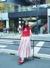 Loaegsyueol Silk Ribbon Tierd Skirt_Pink