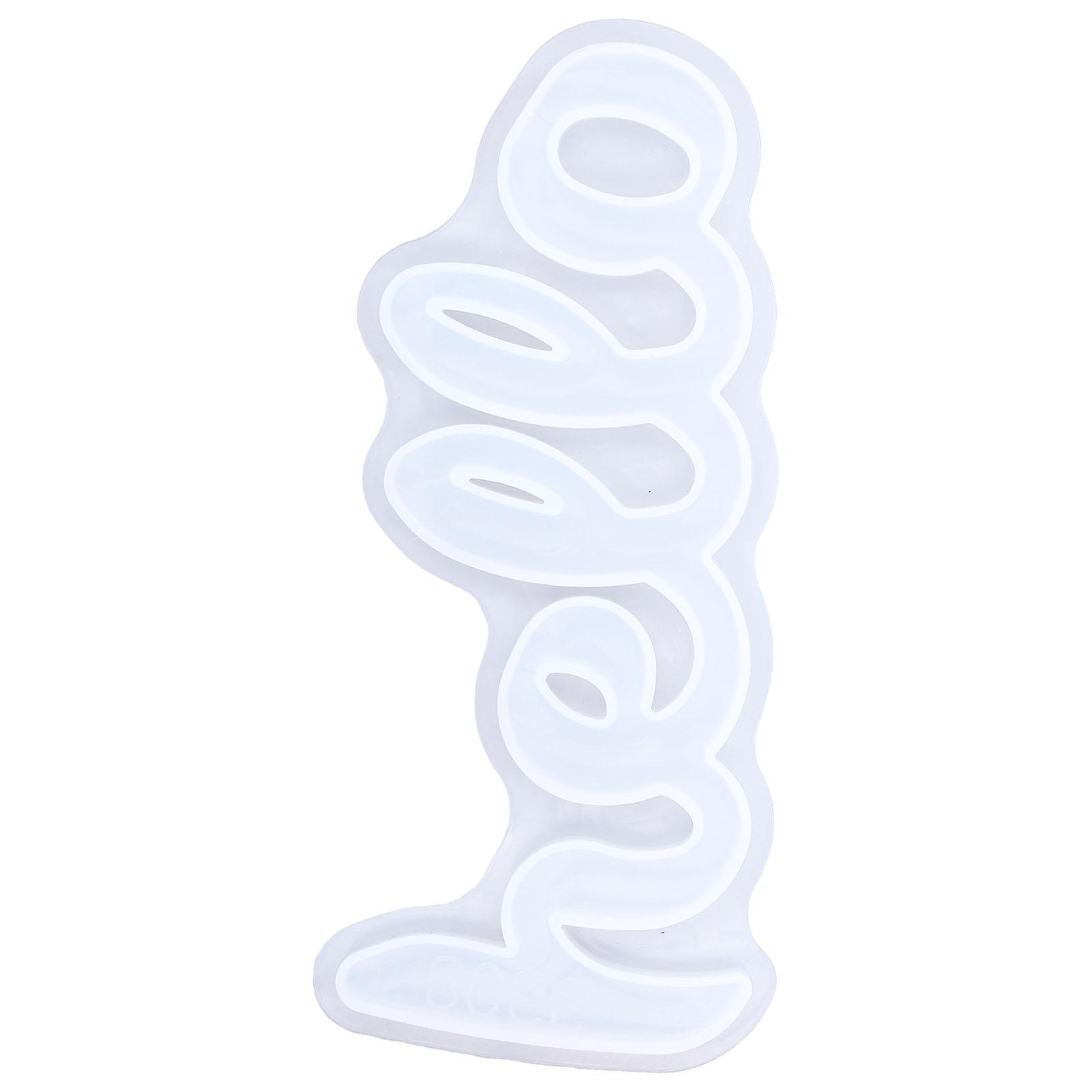 

Силиконовая форма DIY Английское слово Буква Кристальная Эпоксидная Смола Зеркальная Силиконовая Форма Украшение