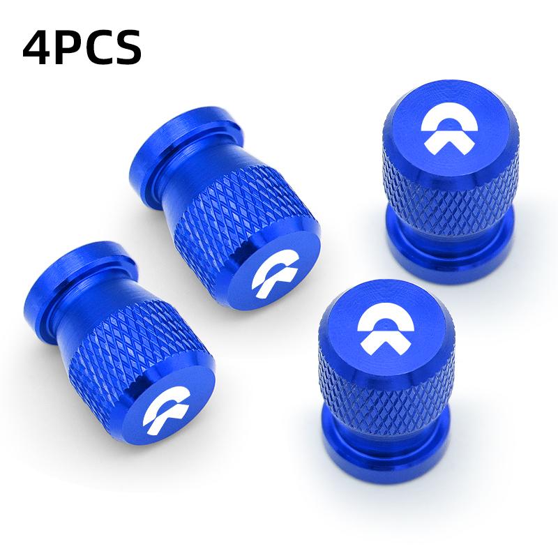 Car Wheel Tire Valve Caps, Tyre Stem Covers, Waterproof, For NIO EC6 ES6 ES7 ES8 ET7 ET5 ET9 2023 2024, 4Pcs Car Accessories