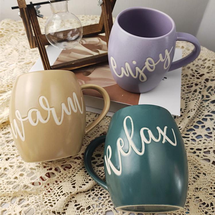 Unique and Creative Retro Style Ceramic Mugs Coffee Cups and Tea Mugs for Home Use