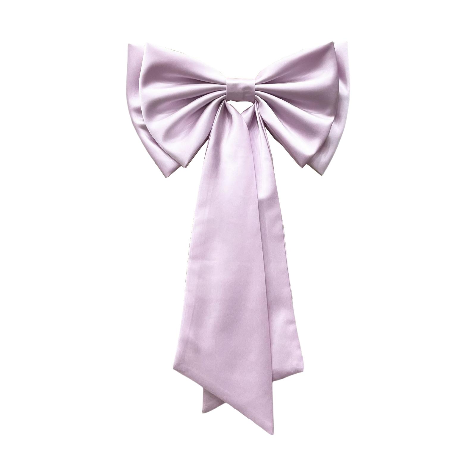 

Sophisticated Gown Bowknot Simple Design Removable Large Bowknot Waist Ornament for Dance and Cosplay Event 7