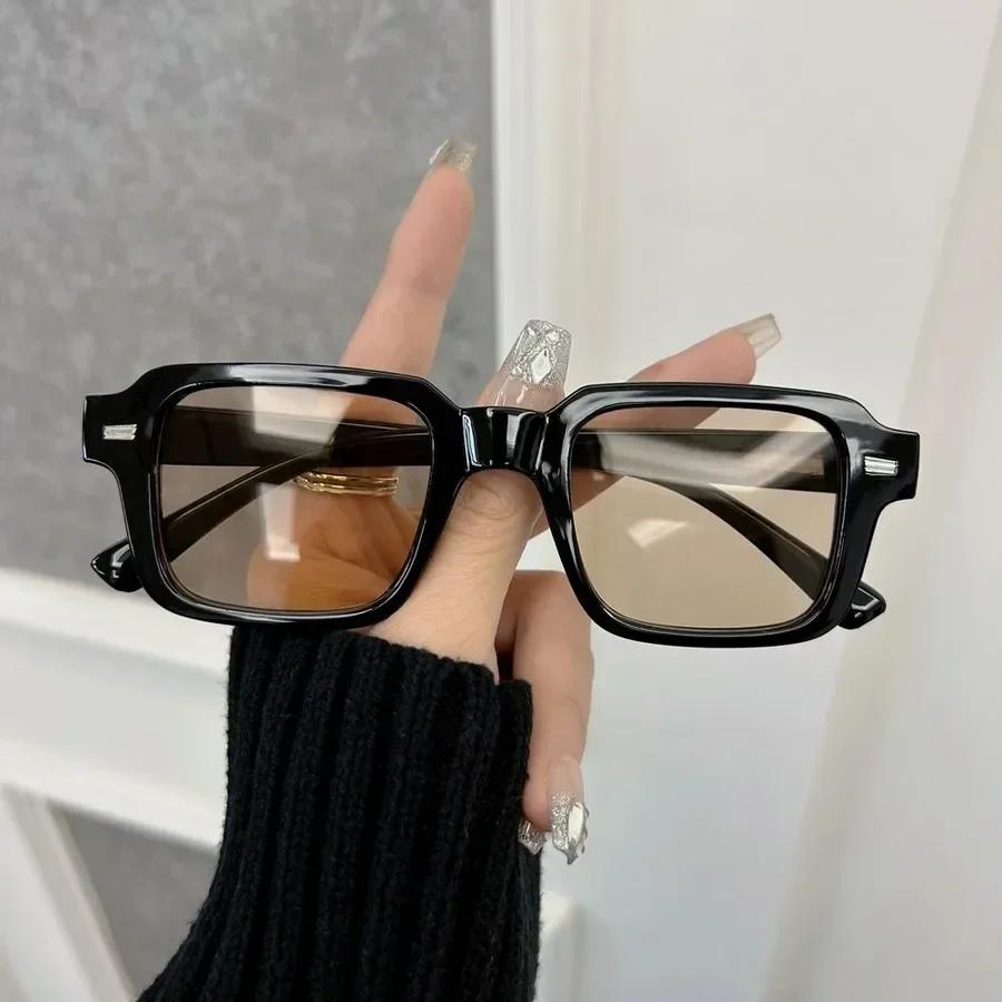 New Cat Eye Sunglasses Women Cool Brand Designer Colorful Sun Glasses Female Male Square Gradient Outdoor Eyewear