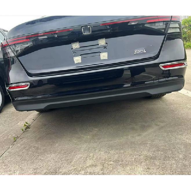 For Honda Accord  ABS Chrome Rear Fog Light Lamp Cover Trim