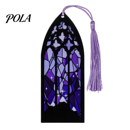 Decorative Book Accessory Stained Glass Art Acrylic Bookmark, Halloween Dark Aesthetic Mark, Transparent Bookmark Page Marker with Tassel, Gifts