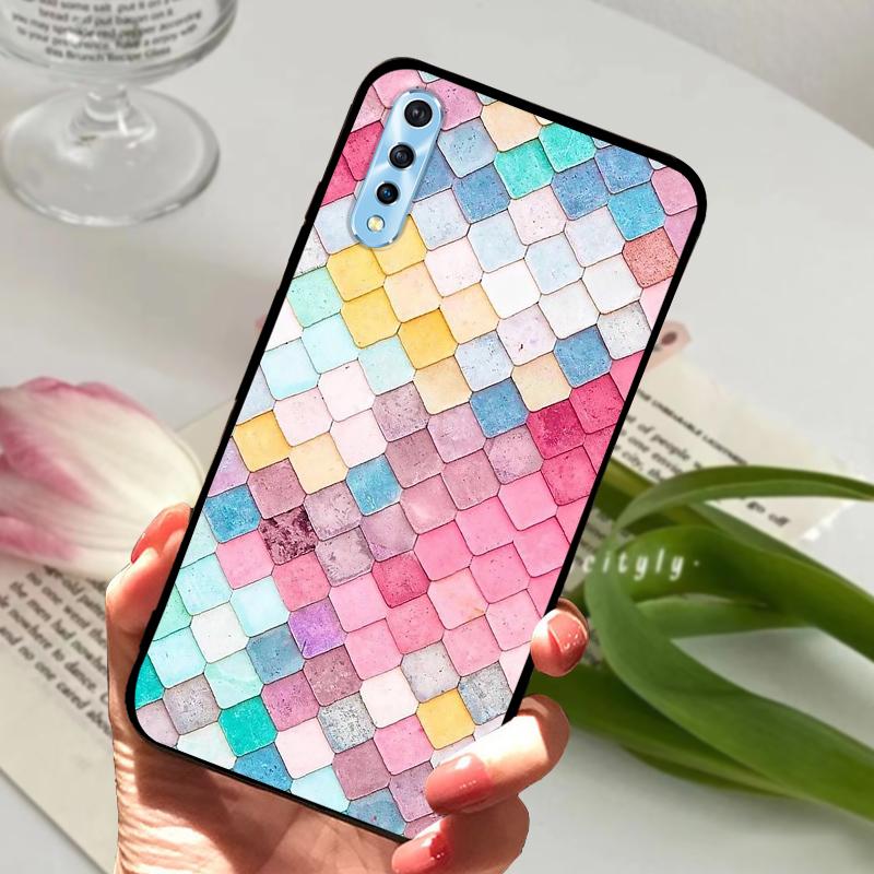 Case For Vivo S1 4G Coque Y7S Animal Cool Silicone TPU Phone Cover For iQOO Neo 855 Funda Capa Z5 Lens Protection Bumper Shells