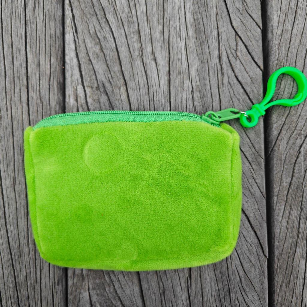 Solid Color Plush Coin Purse & Earphone Case - Cute, Simple Storage Pouch
