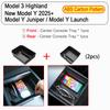 For Tesla New Model Y Juniper Launch 2025 Model 3 Highland Storage Box Organizer Center Console Trays Drawer Armrest Accessories