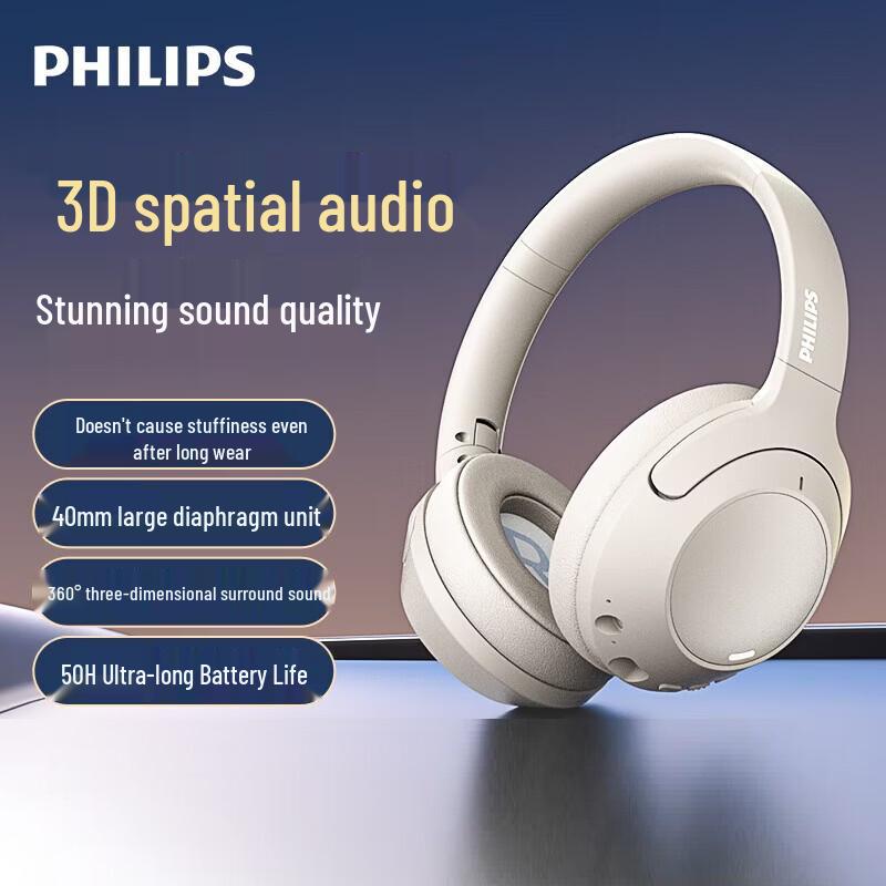

Philips TAH2020 Call Noise-Cancelling Over-Ear Headphones