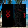 Berserk Japanischer Anime Cooles Handtuch Schnelltrocknend Strandtücher Sind Geeignet Für Schwimmbäder Camping Yoga Und Das Fitnessstudio