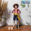 28cm One Piece Anime Figure Confident Smiley Luffy Three Form Face Changing Doll Action Figurine Model Toy‘s Kits
