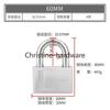 304 Stainless Steel Padlock Cabinet Outdoor Lock Head Furniture Lock Waterproof Rust-Proof Door Lock with