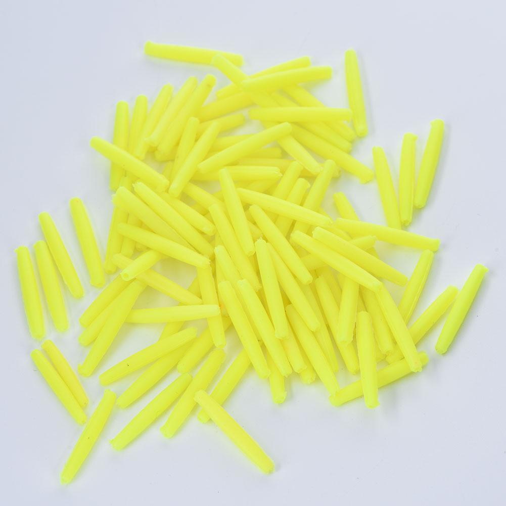 100 Stück Langlebige Tropfenform Indikator Angelposen Pose Zubehör (YelLow L)