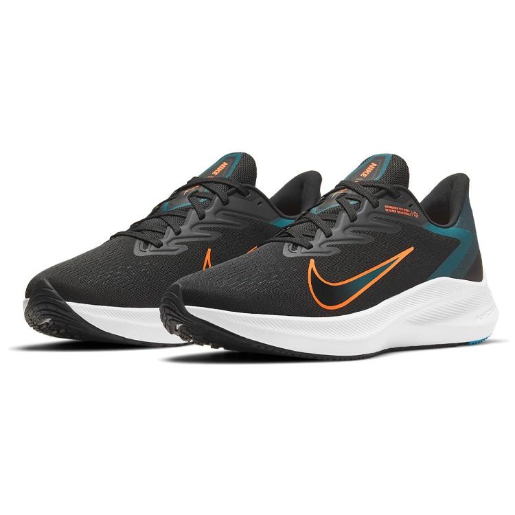 Nike Air Zoom Winflo 7 'Black Atomic Orange' Men's CJ0291-013