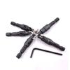 #5 #6 #8 #10 #12 Woodworking Hole Opener Hexagonal Screw Hardware Tool Countersink Drill Bit Taper Hole Drilling and Reaming