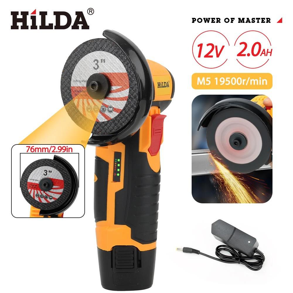 Cordless Mini Angle Grinder - Rechargeable Lithium Battery Polisher & Cutter