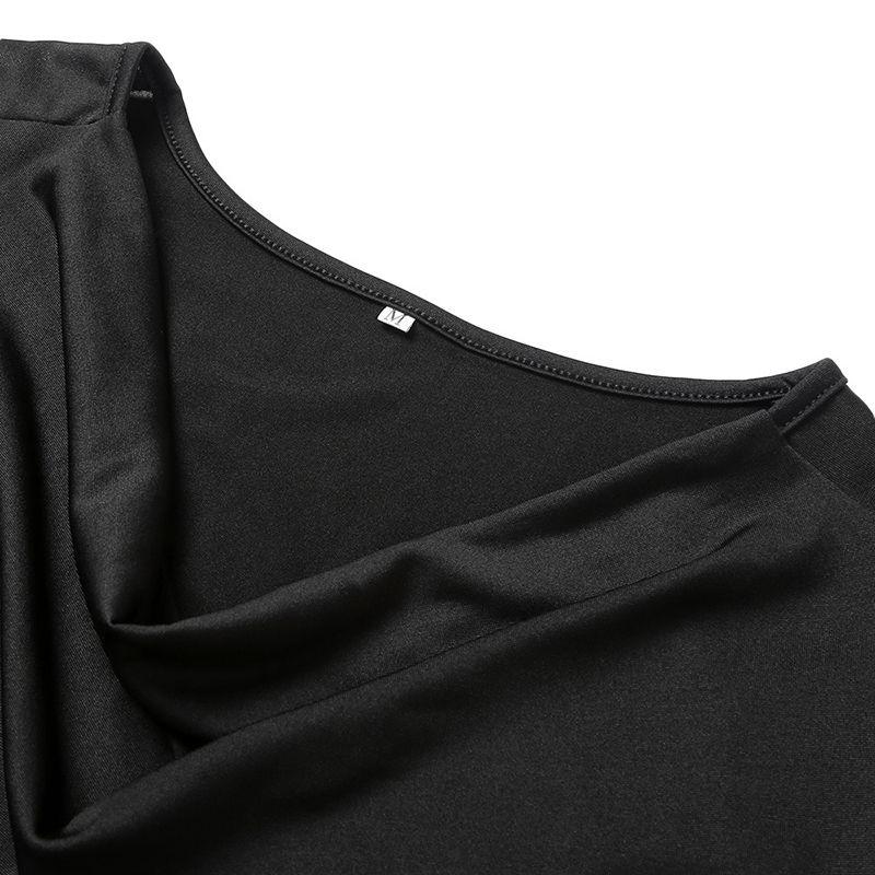 Elegant Women Sexy V-neck Long Sleeve Summer Slim Bodycon Cocktail Mini Dress For Parties