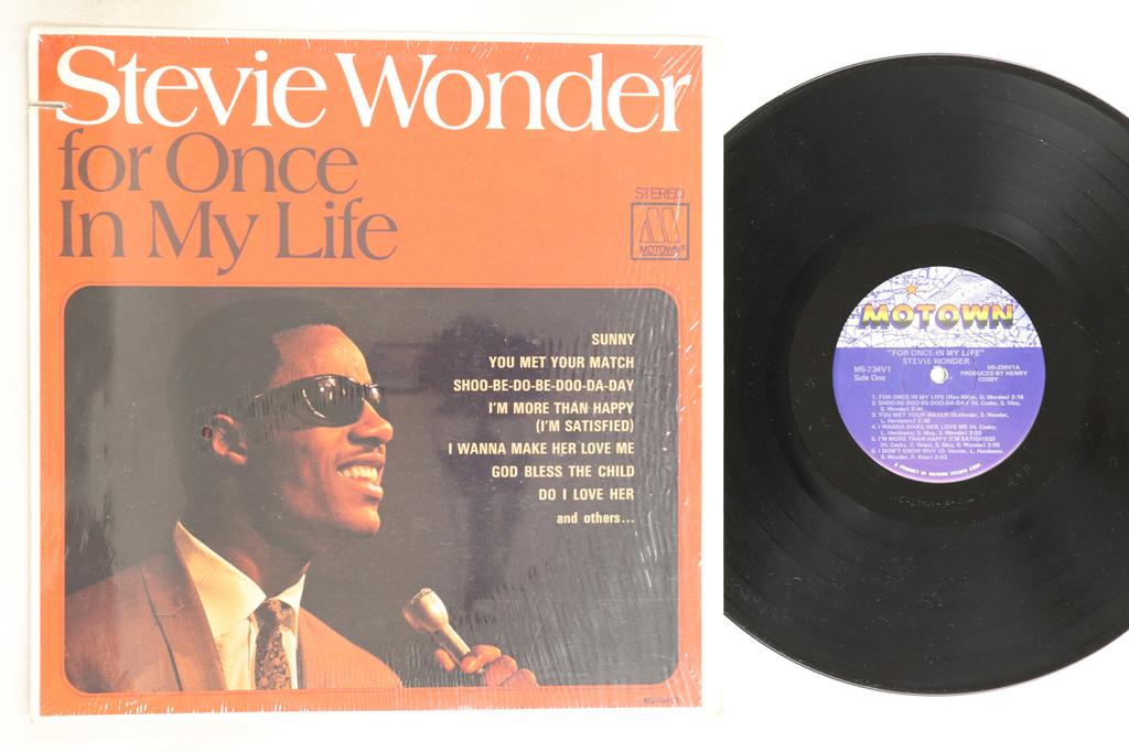 LP Record STEVIE WONDER - For Once In My Life M5234V1 MOTOWN 1982 US Soul/Funk Used