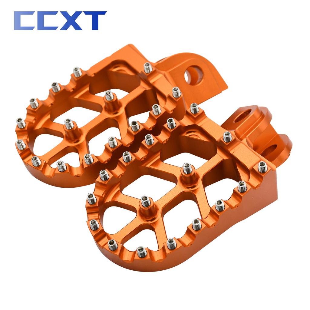 CNC Foot pegs Foot Rests Pedals For KTM SX SXF EXC EXCF XCF XCW XC 50-530 1998-2017 FREERIDE 250F 250R 350 2012-2018 Universal