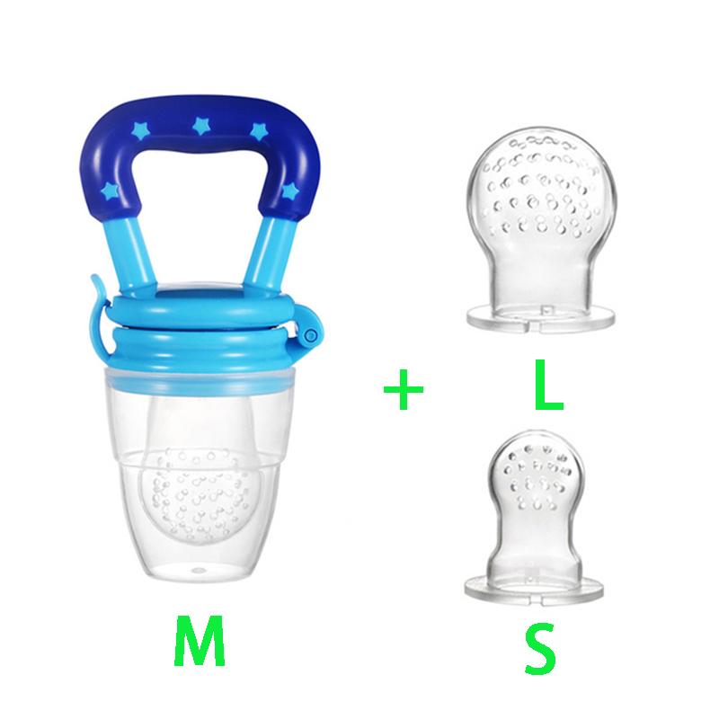 4Pcs/Set Baby Food Pacifier Toddler Nibbler Feeder Cup Boy Girl Fruit Vegetable Feeding Infant Newborn Nipple Soother Bottles