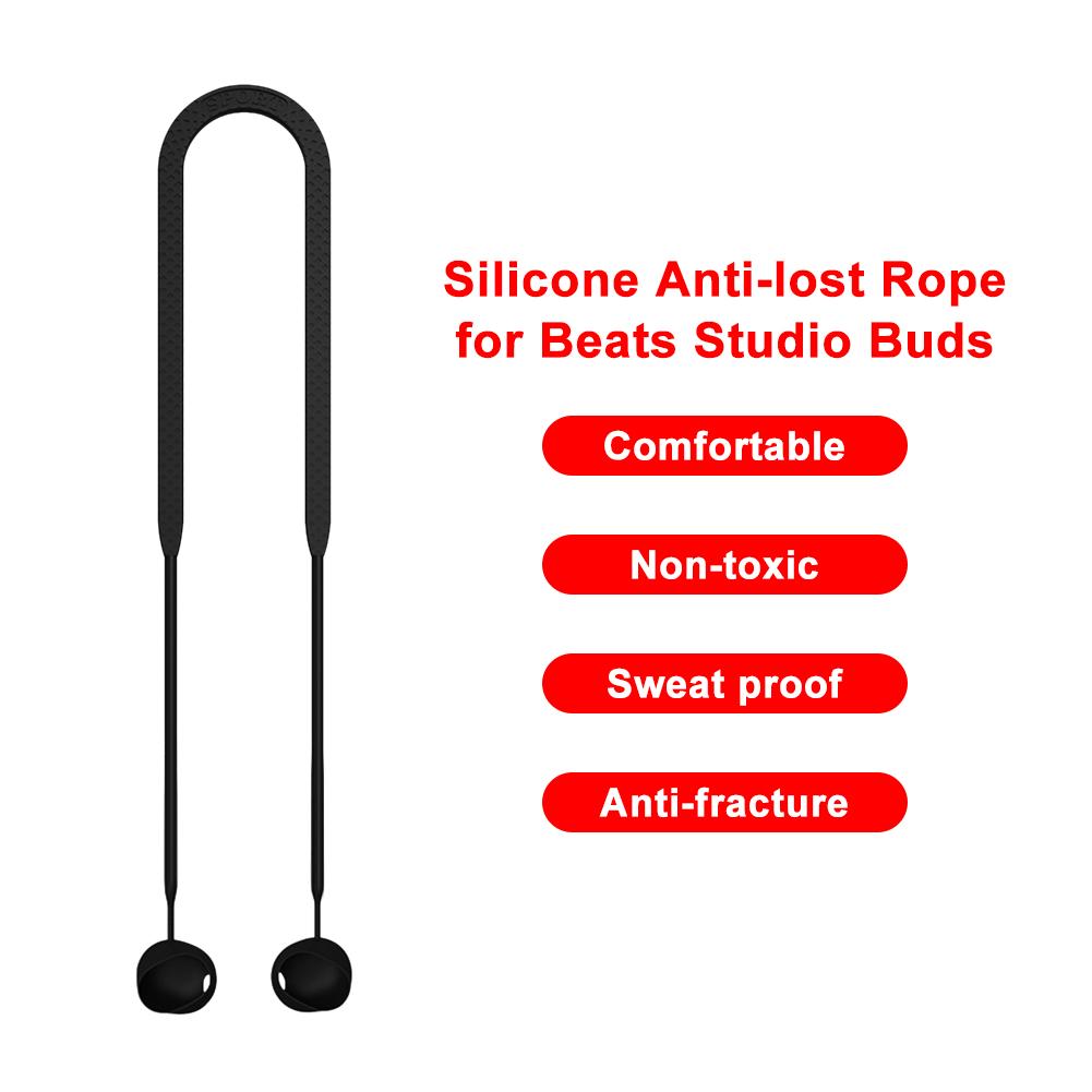 Buy Anti-Lost Strap for Beats Studio Buds Wireless Headphone Silicone ...