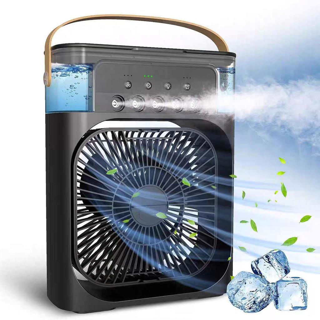 Desktop Humidifying Spray Fan - Compact Air Cooling for Home & Office