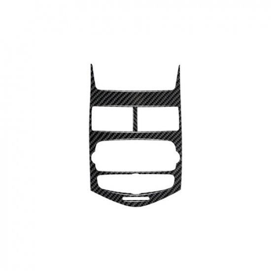 Carbon Fiber Console Radio Control Panel Cover For Chevrolet Sonic 12 13 14 15