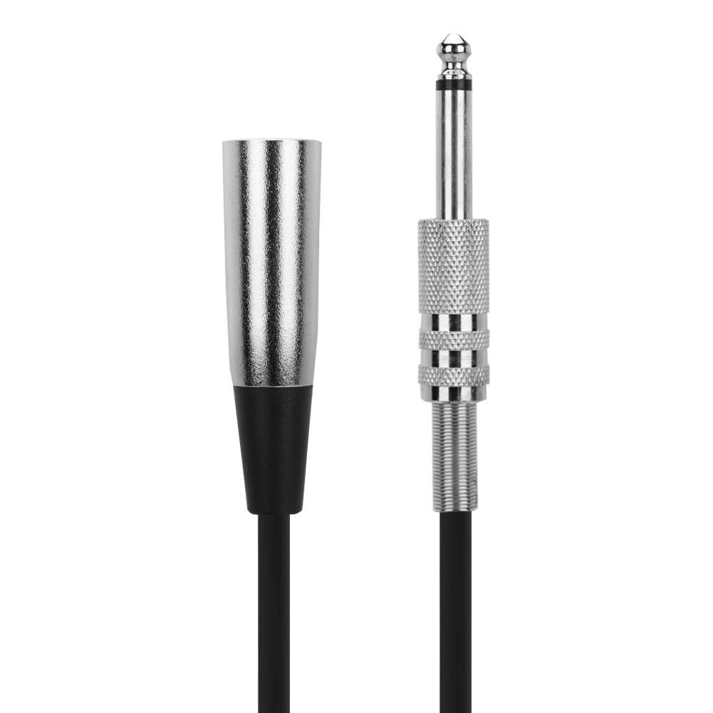 

6.35mm Male to XLR Female Plug o Cable for Microphone Recorder Electric Guitar