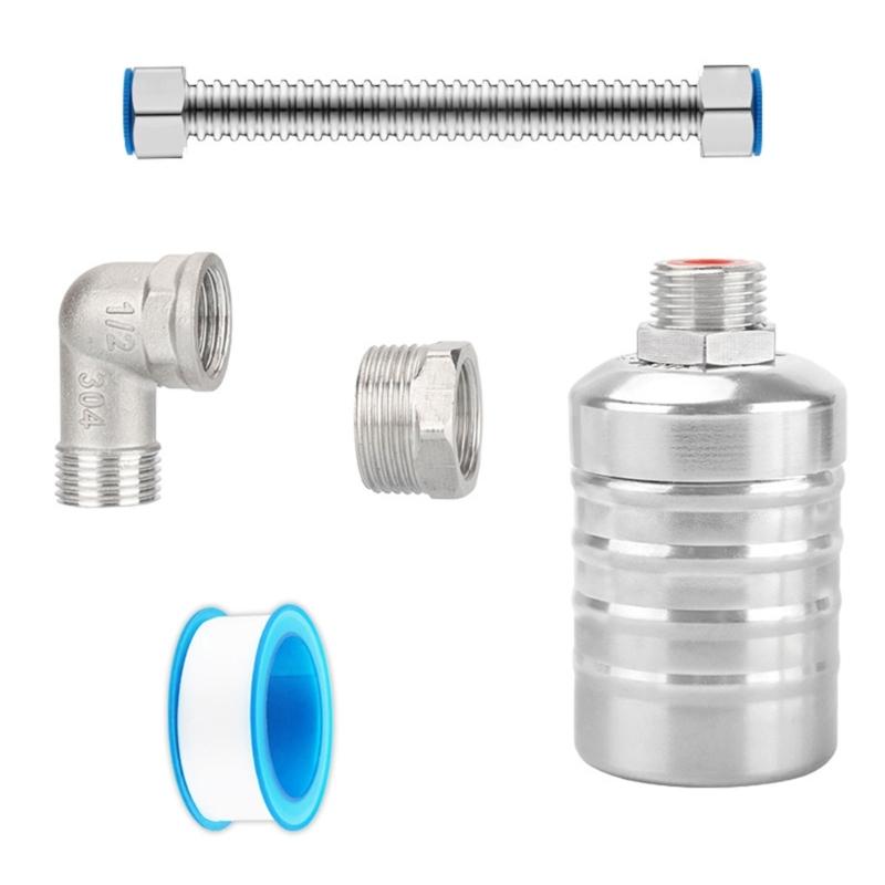 Stainless Steel Float Ball Valves For Water Tanks Automatic Levels Adjustment High Pressures Water Control Float Vales
