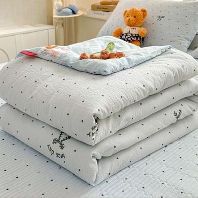 Spring Summer Quilt Queen Mechanical Wash Comfortable Comforter Single Double Blanket Quilts for Children Adults