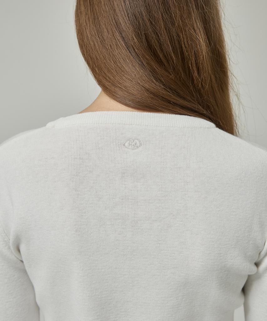 Lapineatteullie Essential Cashmere Knit Top White
