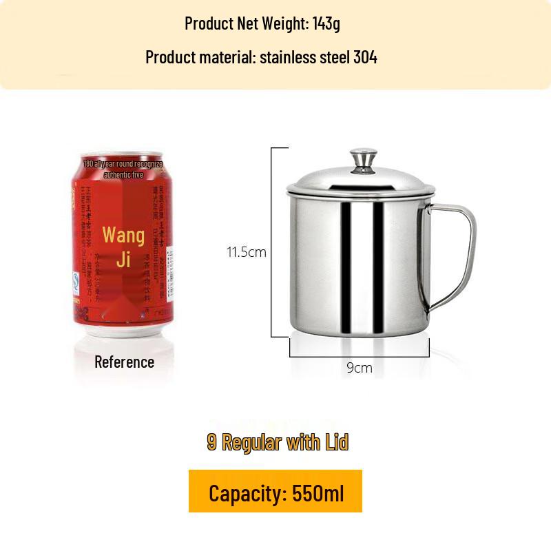 

Shandie 304 Stainless Steel 550ml Portable Cup