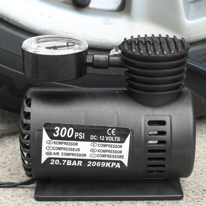 High Quality Auto Electric Air Pump 300psi Air Compressor Tire Mini Car Tire Inflator Auto Repair Accessories for Inflator 12V