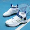 Women's shock absorption training shoes wear-resistant breathable competition non-slip tennis shoes badminton shoes men's summer lightweight the same