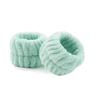 2 Pezzi Fasce da Polso Riutilizzabili per Spa in Asciugamano Morbido in Microfibra per Lavare il Viso Donna Ragazza Yoga Corsa Sport Fascia da Polso Assorbi Sudore