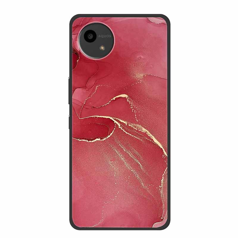 Case For SHARP AQUOS WISH4 Marble TPU Soft Silicone Back Cover SharpSmartphones SH-52E Phone Cases Protector Mica Painted Capa