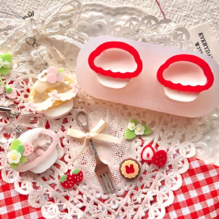 Decorative Silicone Hnagings Molds Reusable Jewelry Molds with Delicate Designs for DIY Necklace and Earring Making